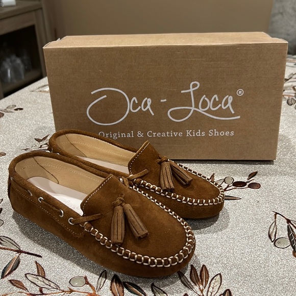 Oca-Loca Toddler Suede Loafers - Picture 5 of 9